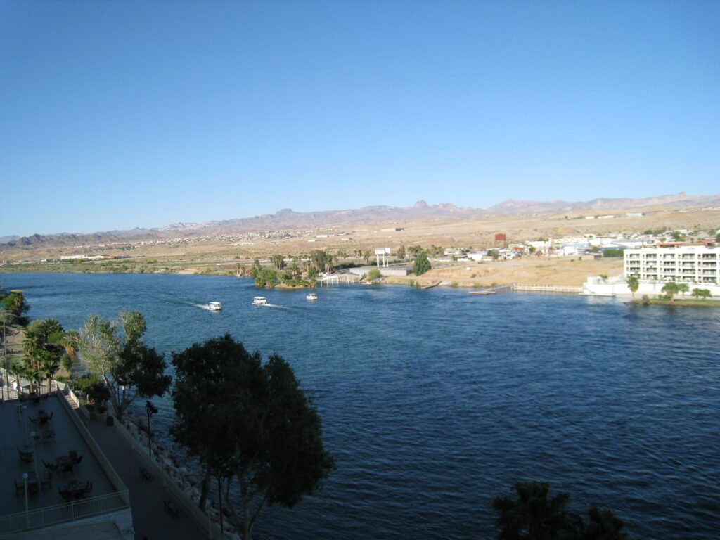 Colorado River viewed from Laughlin, photographed in 2009